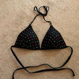 Polka Dot Push Up Bikini Top
